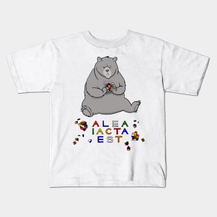 The Bear and the Cube Kids T-Shirt